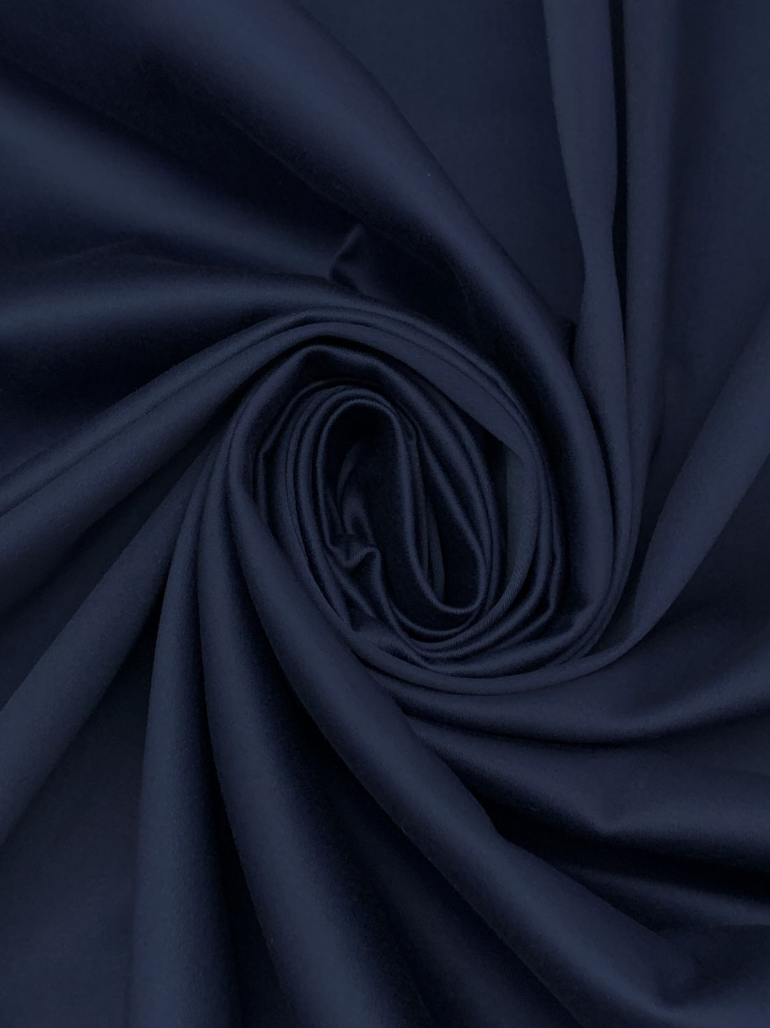 Dark Imperial Blue Cotton/Lycra Stretch Sateen Bottom Weight Woven 57W