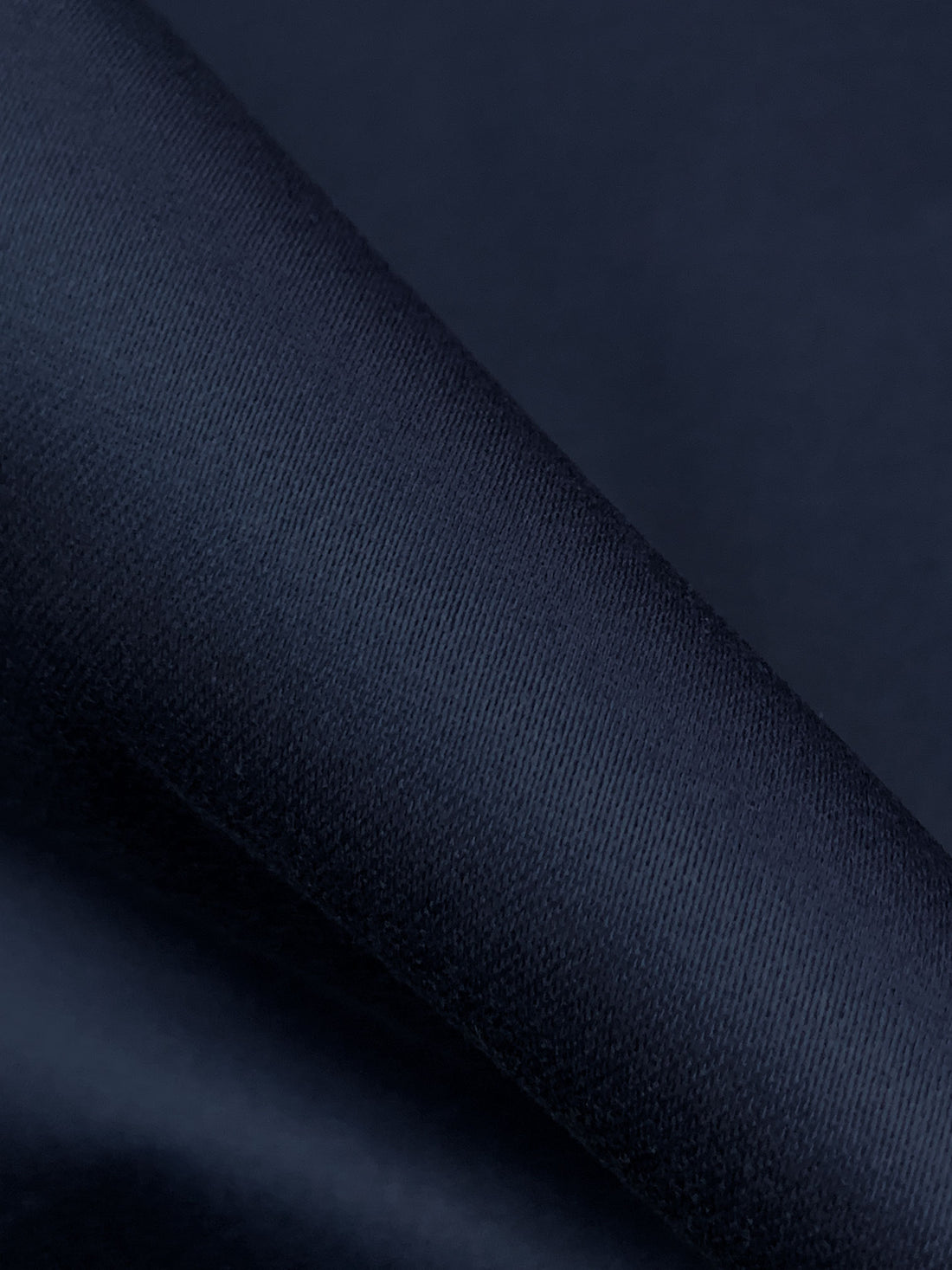 Dark Imperial Blue Cotton/Lycra Stretch Sateen Bottom Weight Woven 57W