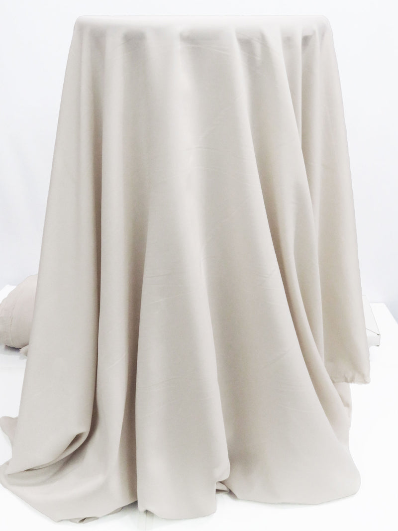 Pale Stone Taupe 100% Polyester Pongee Lining 48W