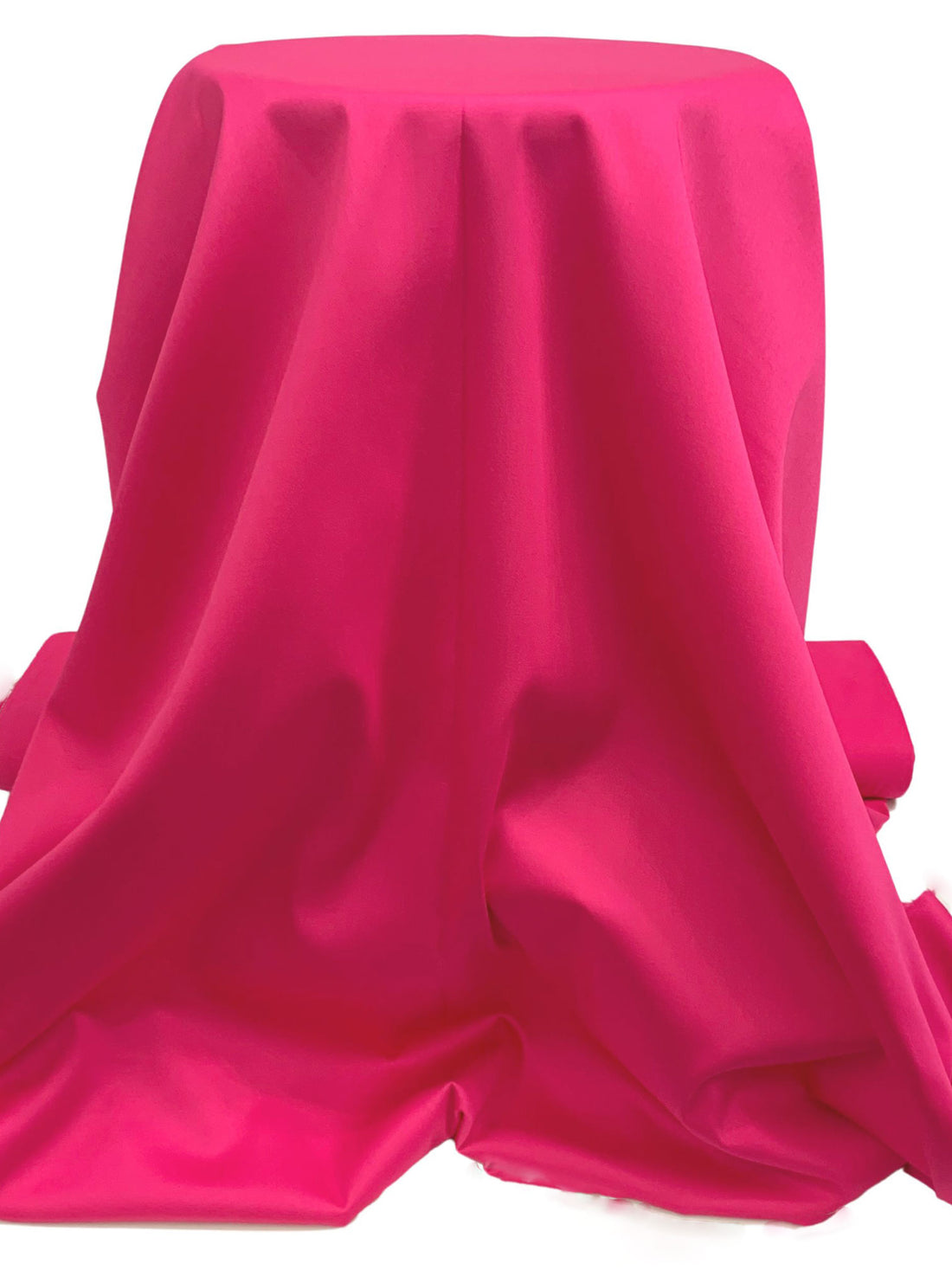 Strawberry Pink Cotton/Lycra Stretch Sateen Bottom Weight Woven 57W