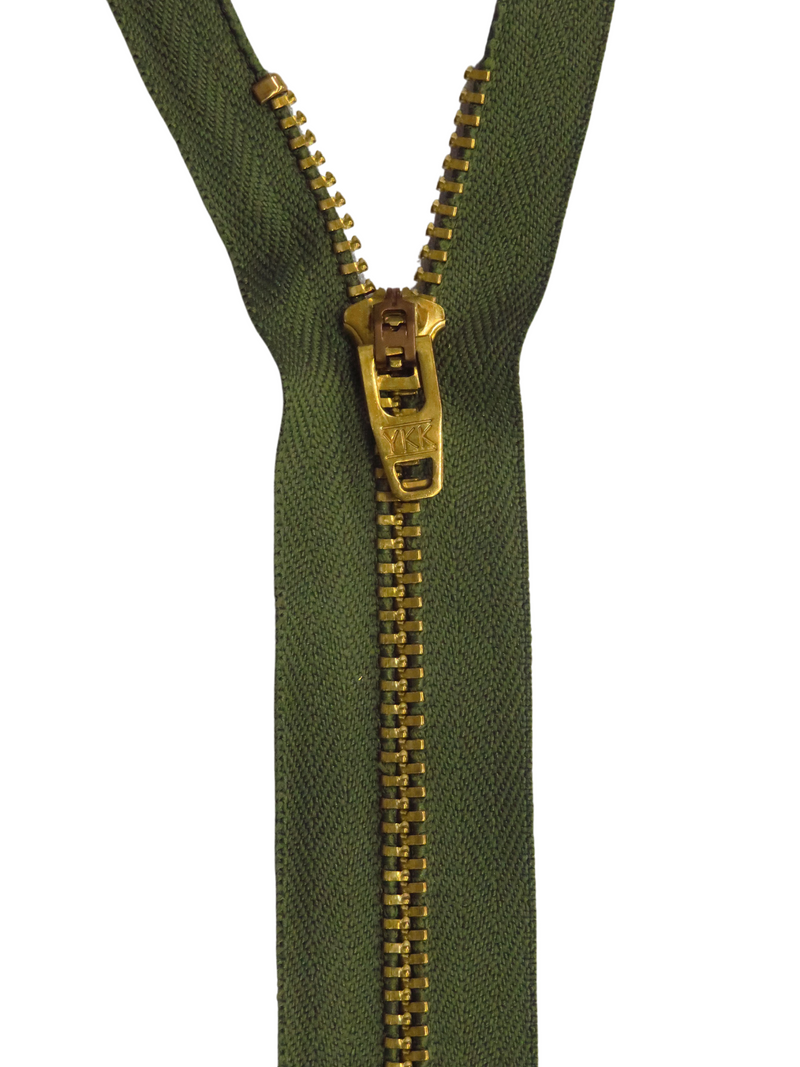 9" Jeans Metal Zipper