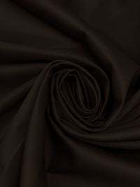 Midnight Dark Chocolate Polyester/Cotton/Lycra Stretch Satin 58W