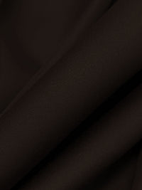 Midnight Dark Chocolate Polyester/Cotton/Lycra Stretch Satin 58W