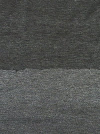 Charcoal Gray/Black Polyester/Cotton Heathered Double Knit 58W