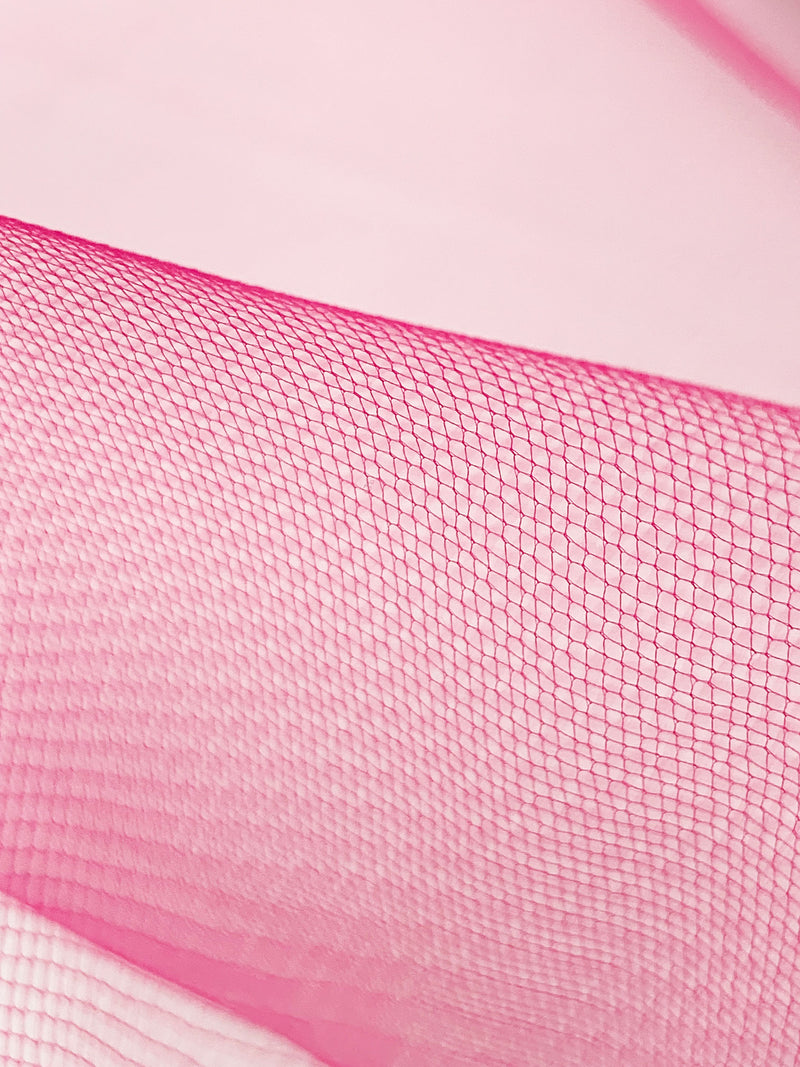 Strawberry Pink 100% Nylon Tulle 53W