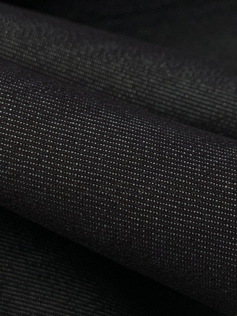 Muted Rugged Navy Cotton/Polyester/Lycra Stretch Denim 62W