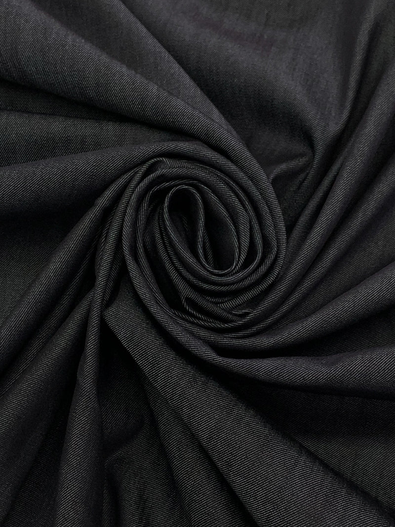 Muted Dark Wash Cotton/Polyester/Lycra Stretch Denim 62W