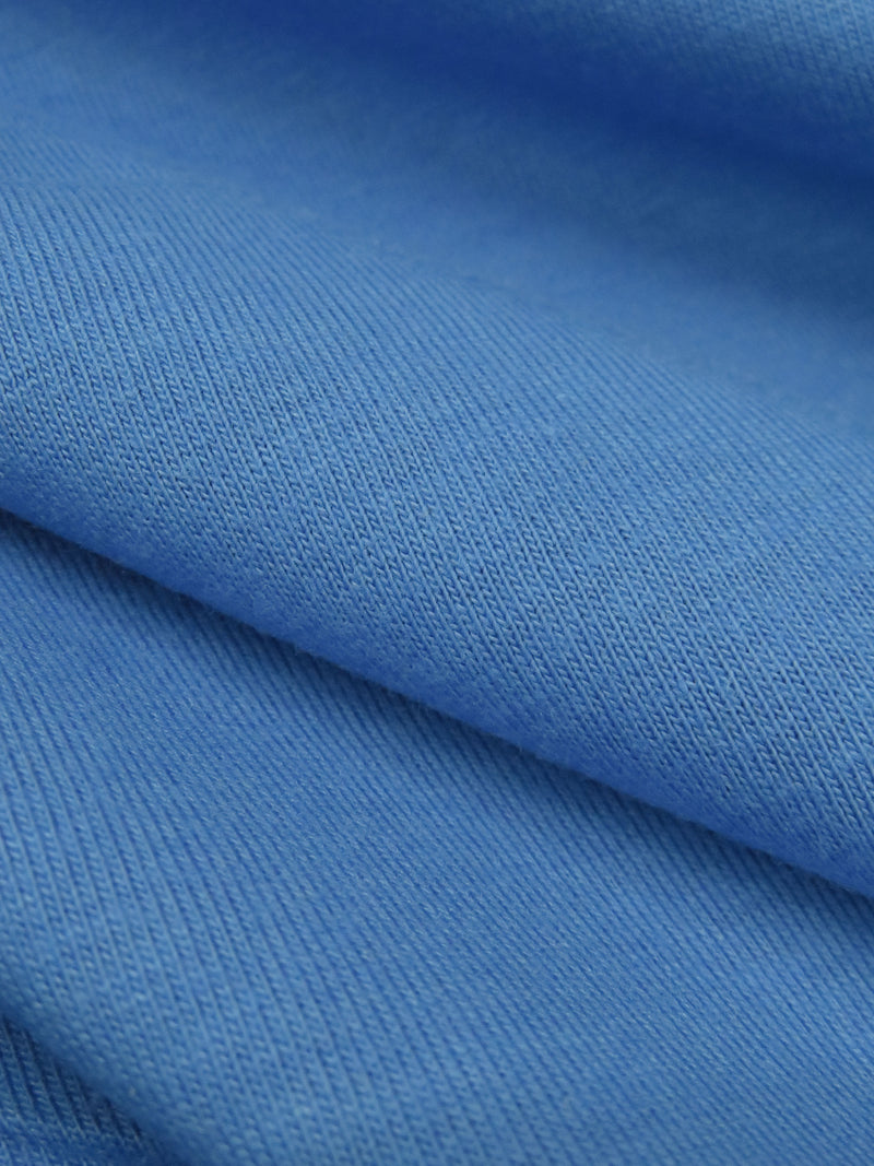 Cornflower Blue Cotton/Polyester Jersey Knit 62W