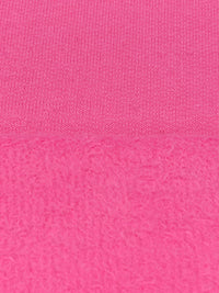 French Pink Cotton/Polyester Sweatshirt Fleece 69W