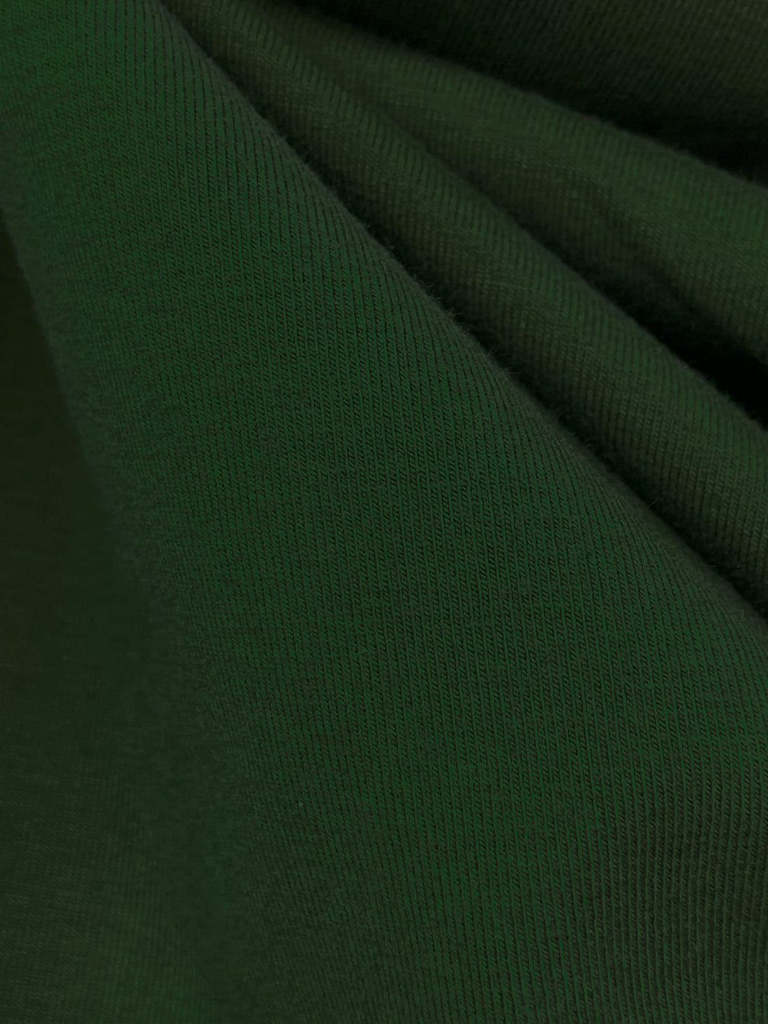 Rifle Green Cotton/Lycra Jersey Knit - NY Designer - 60W