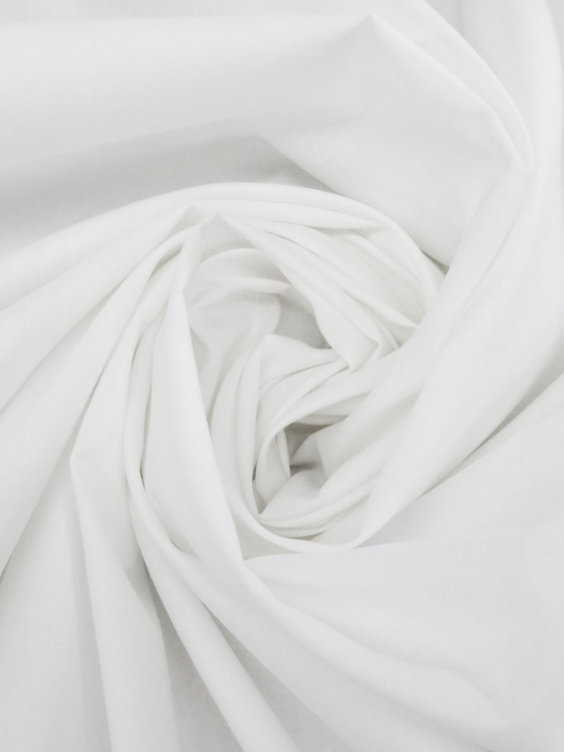 Pure White 100% Cotton Lawn - NY Designer - 56W