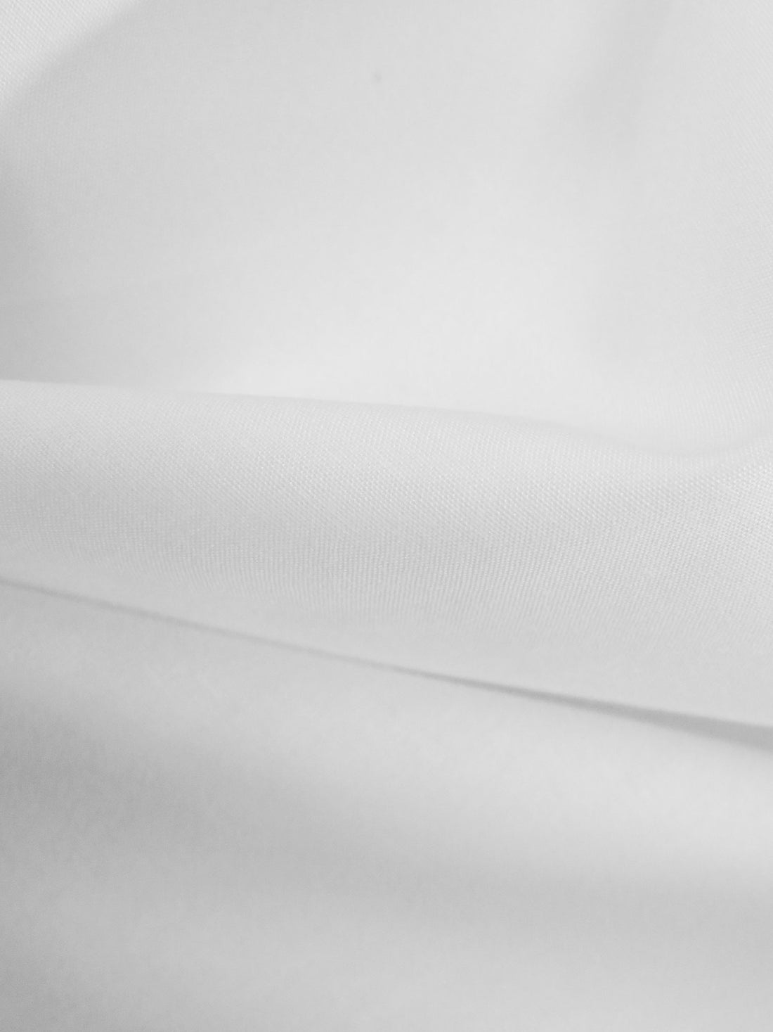 Pure White 100% Cotton Lawn - NY Designer - 56W
