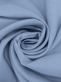 Light Cobalt Blue 100% Linen Midweight Woven - NY Designer - 52W