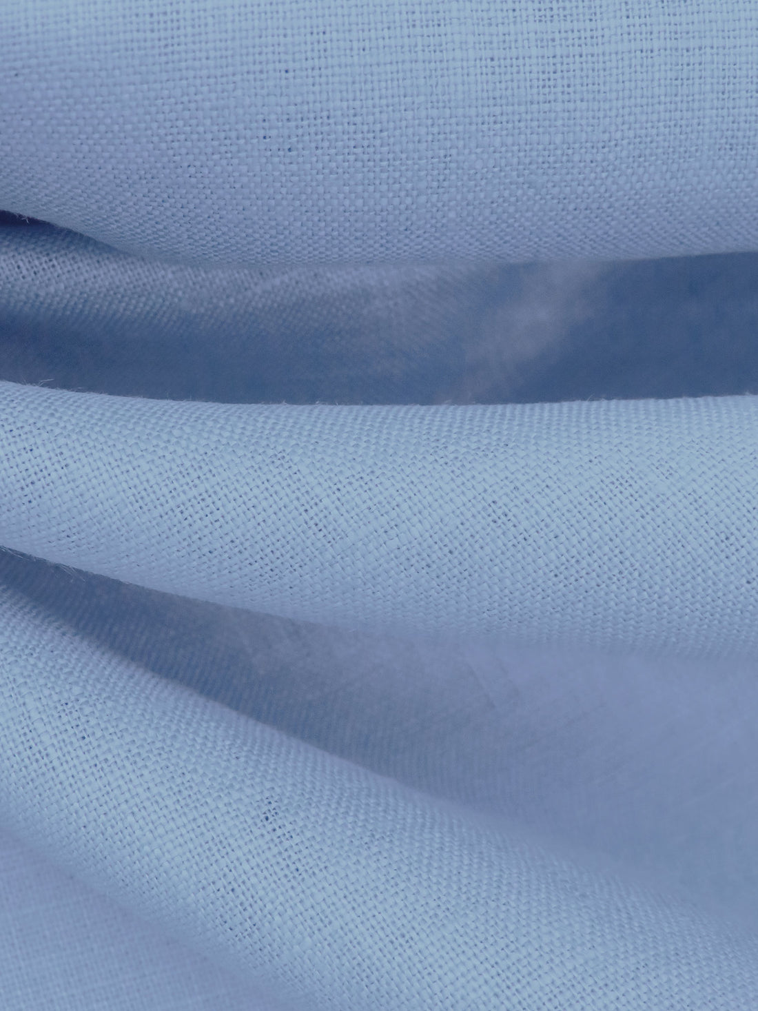 Light Cobalt Blue 100% Linen Midweight Woven - NY Designer - 52W