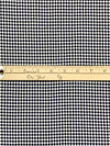 Navy Blue/White 100% Cotton Mini Buffalo Check Print Interlock Knit 52W