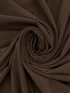 Umber Brown Cotton/Lycra Jersey Knit - NY Designer - 54W
