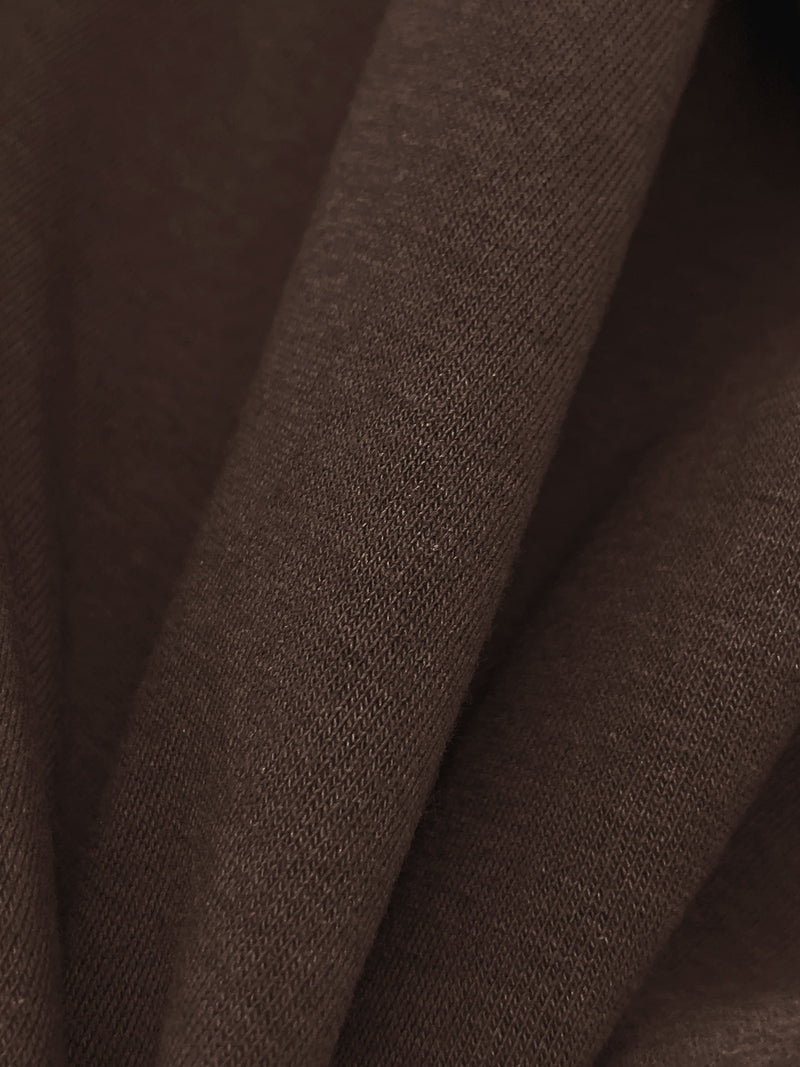 Umber Brown Cotton/Lycra Jersey Knit - NY Designer - 54W