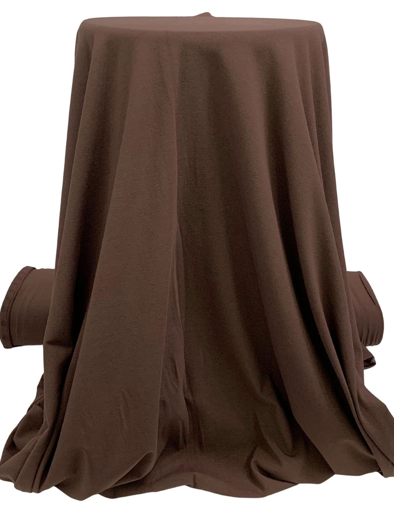 Umber Brown Cotton/Lycra Jersey Knit - NY Designer - 54W