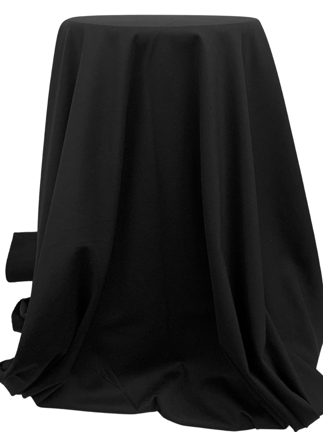 Crow Black Rayon/Nylon/Lycra Ponte Knit - NY Designer - 56W