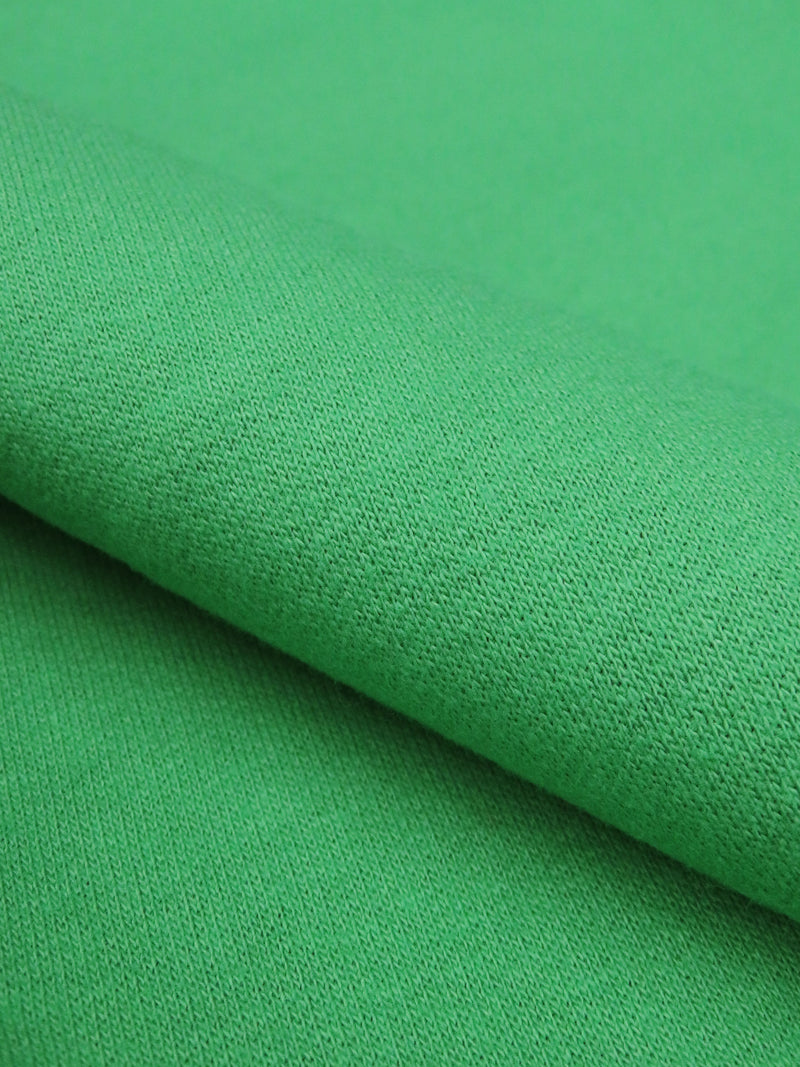 Kelly Green Cotton/Polyester Sweatshirt Fleece 55W