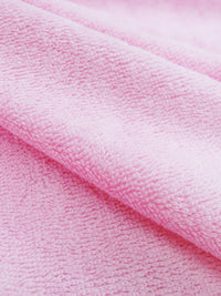 Bubblegum Pink Cotton/Polyester Velour Terry Knit 59W