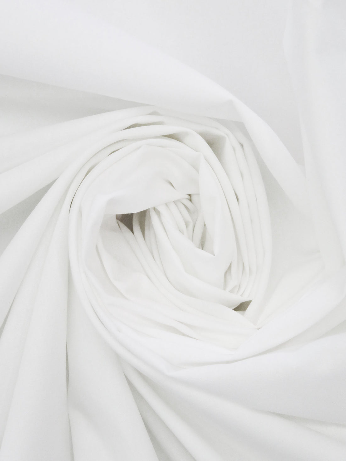 Pure White 100% Cotton Lawn - NY Designer - 54W