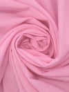 Bubblegum Pink 100% Cotton Voile - NY Designer - 54W