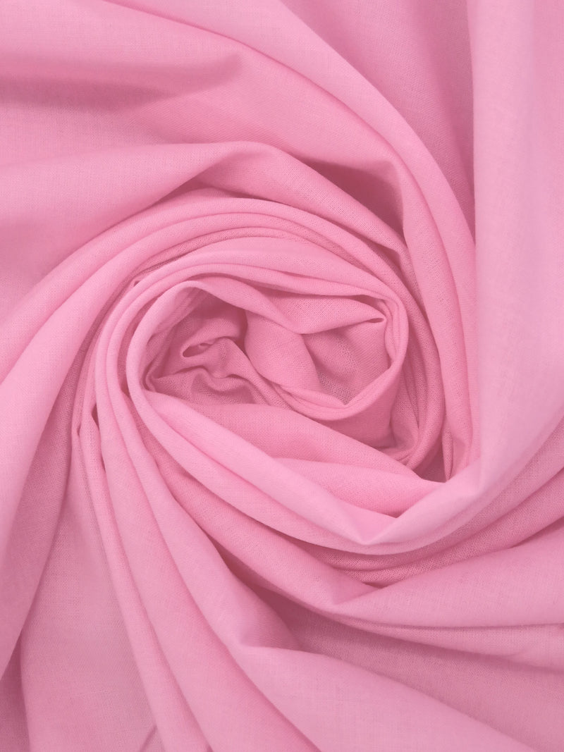 Bubblegum Pink 100% Cotton Voile - NY Designer - 54W