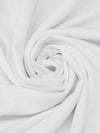 Glacier White Cotton/Polyester Sweatshirt Fleece 58W