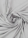 Aluminum Gray Cotton/Polyester Interlock Knit 66W