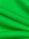 Green Cotton/Polyester Interlock Knit 62W