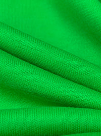 Green Cotton/Polyester Interlock Knit 62W