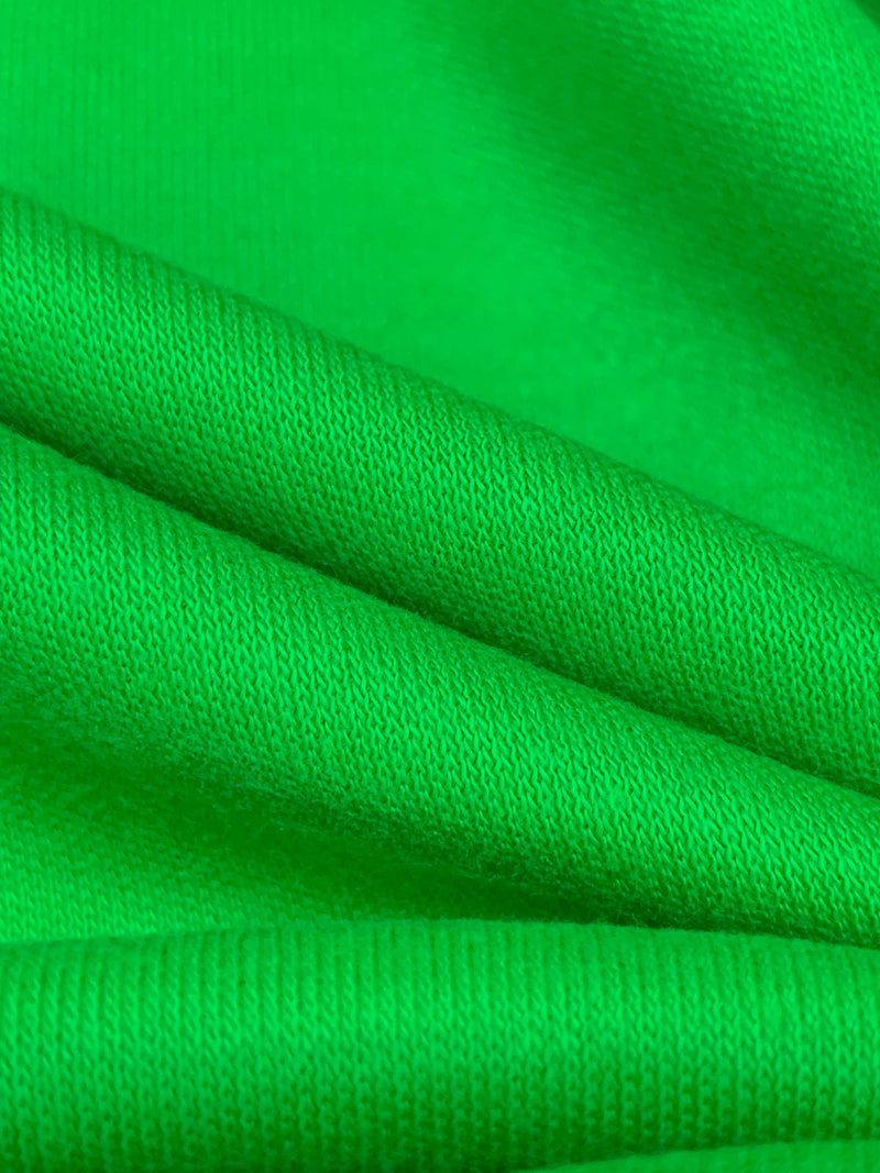 Green Cotton/Polyester Interlock Knit 62W