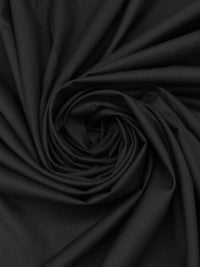 Black Cotton/Polyester Voile 58W