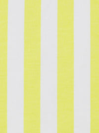 Soft Lemon/White Cotton/Lycra Vertical Stripe Print Jersey Knit 58W