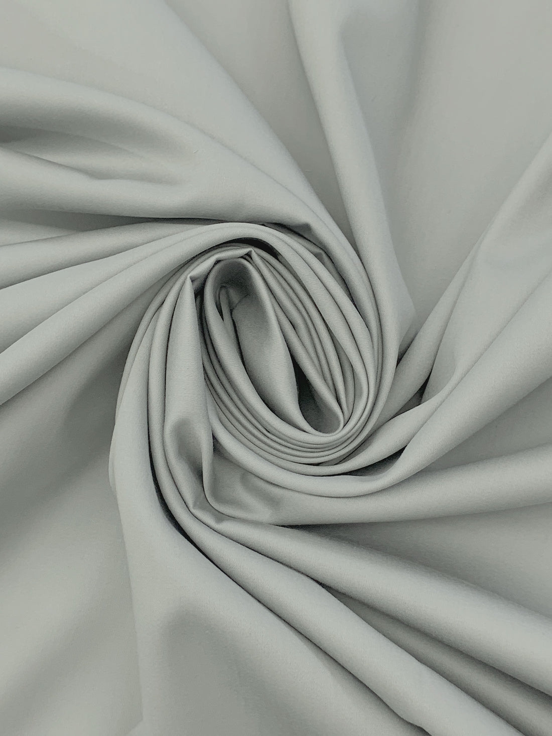 Silver Gray 100% Cotton Sateen Shirting 58W