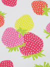 White/Bitter Lime/Fruit Punch Pink/Multi 100% Cotton Strawberry Print Pique 61W