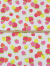 White/Bitter Lime/Fruit Punch Pink/Multi 100% Cotton Strawberry Print Pique 61W