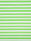 Soft Lime/White Cotton/Lycra Horizontal Stripe Print Jersey Knit 56W