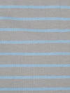 Steel Gray/Carolina Blue 100% Cotton Horizontal Stripe Weave Jersey Knit 70W