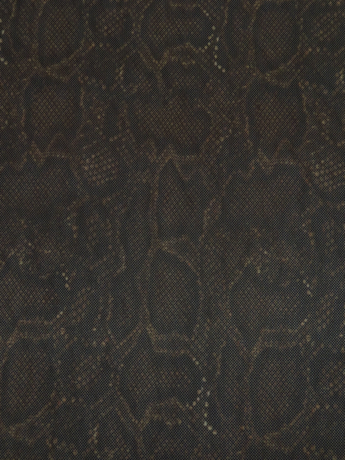 Chocolate/Black/White Nylon/Lycra Snakeskin Print Mesh Knit - NY Designer - 50W