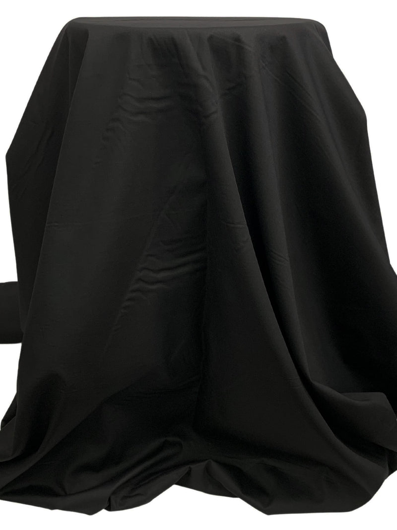 Muted Black Cotton/Polyester Broadcloth 60W