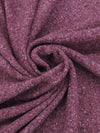 Boysenberry/Multi 100% Wool Tweed Coating 60W