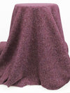Boysenberry/Multi 100% Wool Tweed Coating 60W
