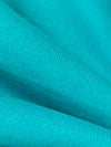 Turquoise Surf Blue Cotton/Polyester Sweatshirt Fleece 64W