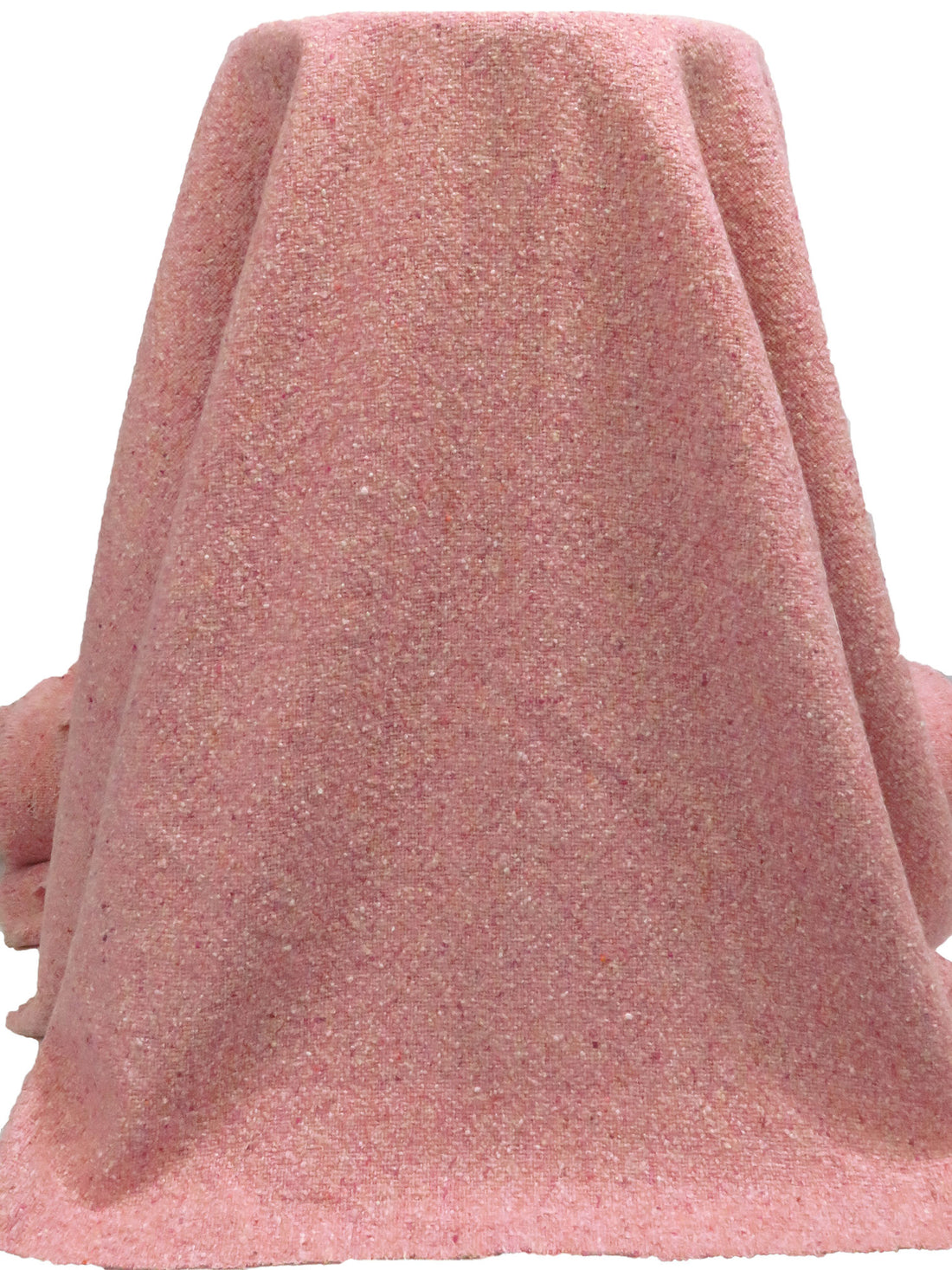 Dusty Rose/Light Rose 100% Wool Speckled Tweed Coating 60W