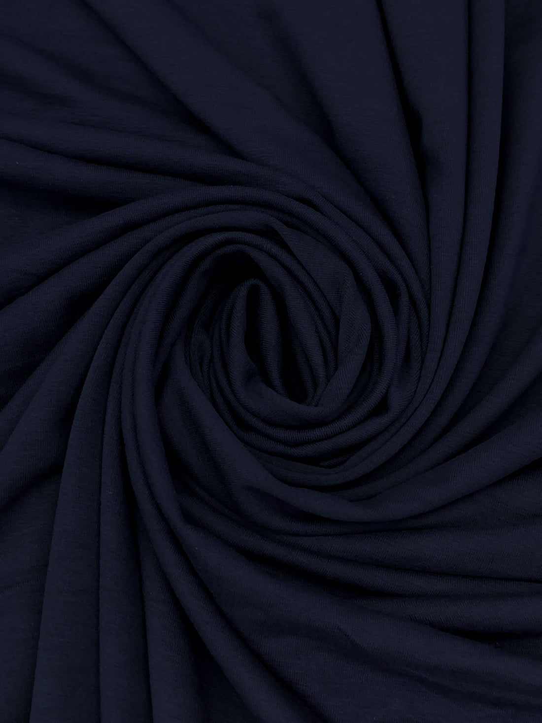 Navy Blue Rayon/Lycra Jersey Knit 62W
