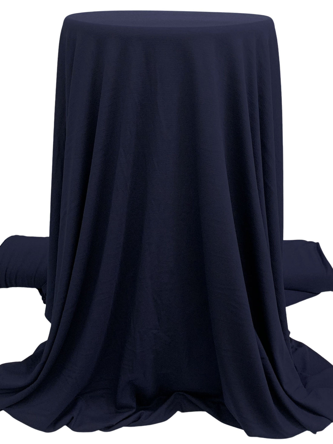 Navy Blue Rayon/Lycra Jersey Knit 62W