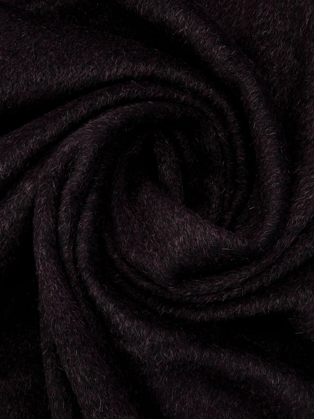 Midnight Purple 100% Wool Coating 58W