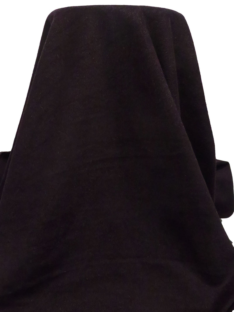 Midnight Purple 100% Wool Coating 58W